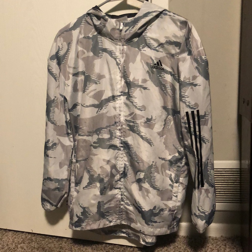 Adidas Camouflage Striped Kids Hoodie